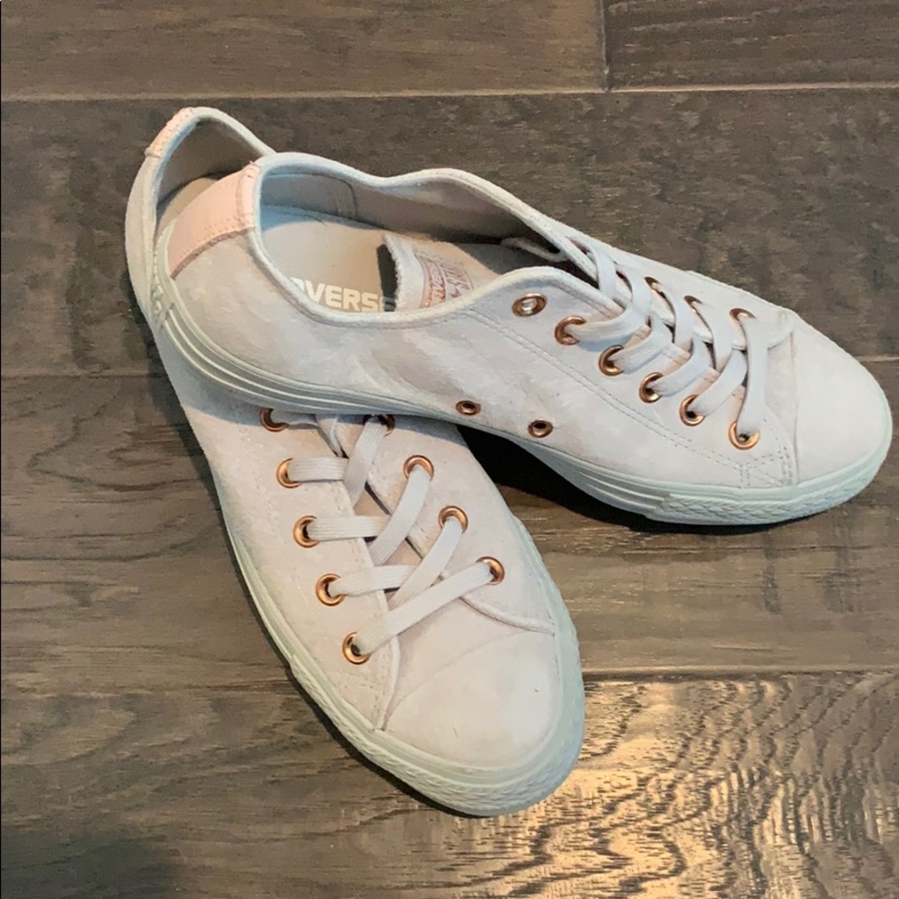 Grey / Blush Pink Converse All Stars NWOT